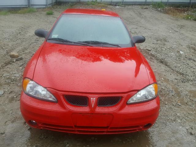 1G2NF52E74M682484 - 2004 PONTIAC GRAND AM S RED photo 9