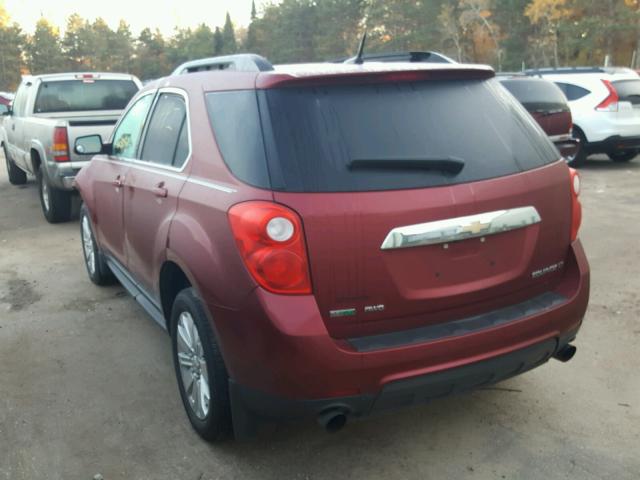 2CNFLNE5XB6330334 - 2011 CHEVROLET EQUINOX LT RED photo 3