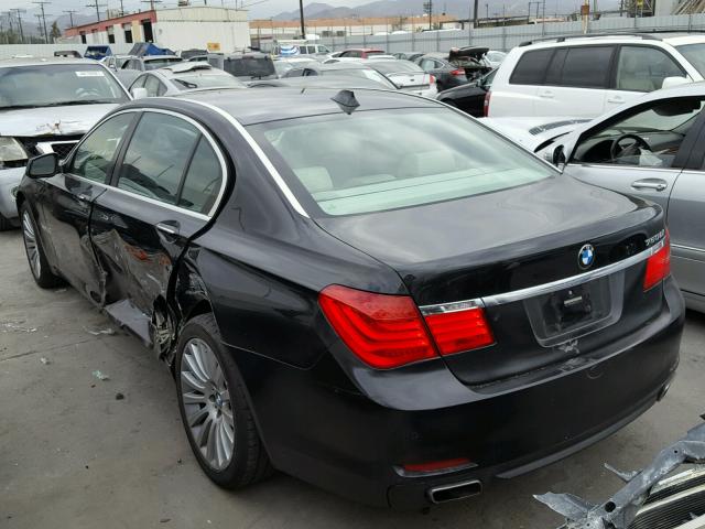 WBAKB83549CY61733 - 2009 BMW 750 LI BLACK photo 3