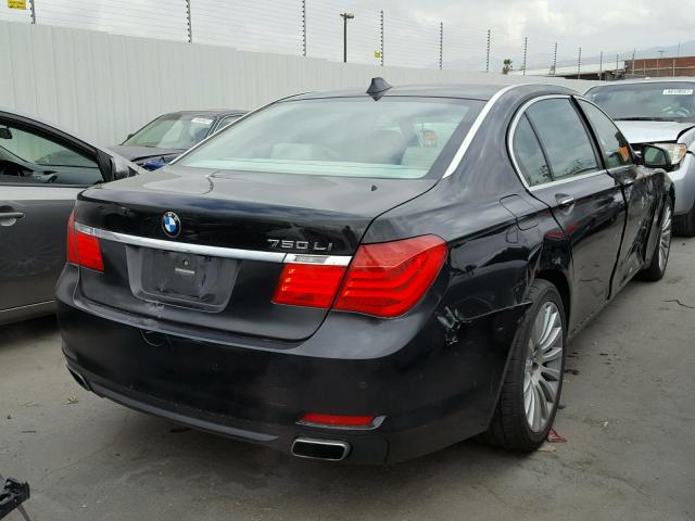 WBAKB83549CY61733 - 2009 BMW 750 LI BLACK photo 4