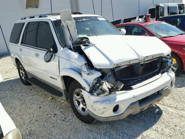 5LMEU27R21LJ15542 - 2001 LINCOLN NAVIGATOR WHITE photo 1