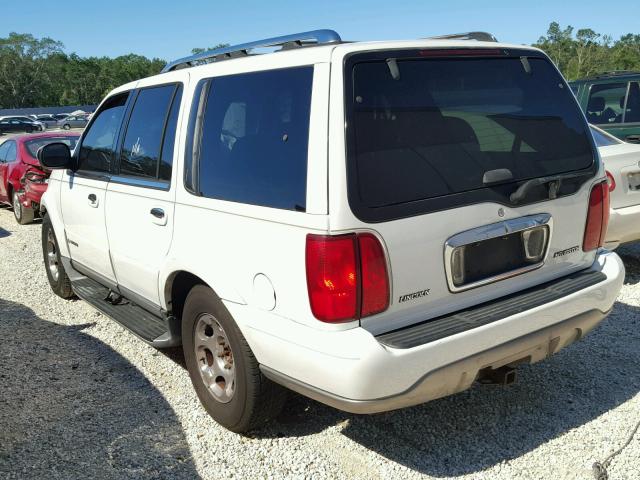 5LMEU27R21LJ15542 - 2001 LINCOLN NAVIGATOR WHITE photo 3