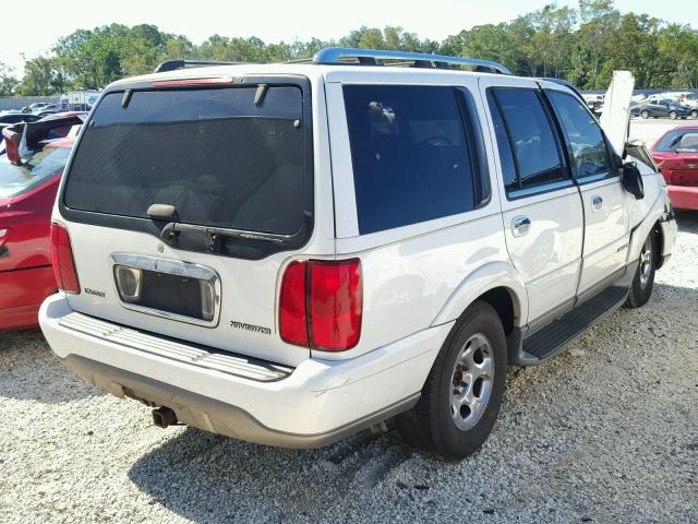 5LMEU27R21LJ15542 - 2001 LINCOLN NAVIGATOR WHITE photo 4