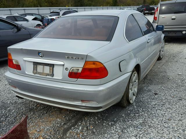 WBABN33411JW56582 - 2001 BMW 325 CI GRAY photo 4