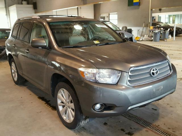 JTEEW44A082010151 - 2008 TOYOTA HIGHLANDER GREEN photo 1