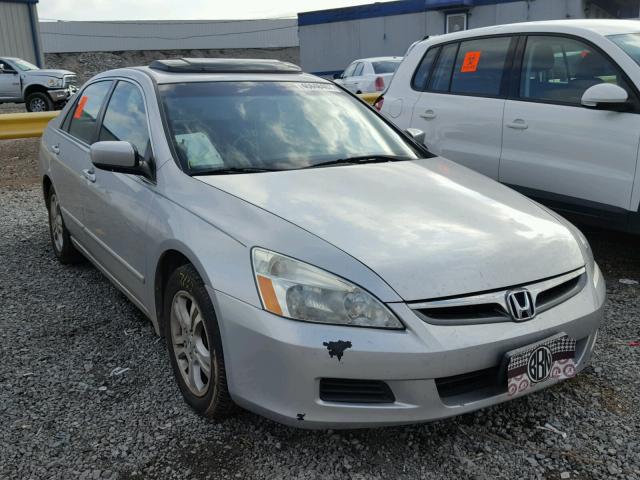 1HGCM56817A114901 - 2007 HONDA ACCORD EX SILVER photo 1