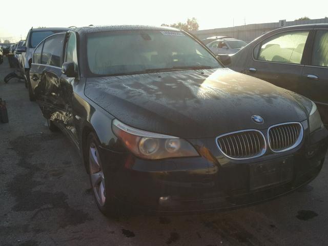 WBANE53577CW66998 - 2007 BMW 525 I BLACK photo 1