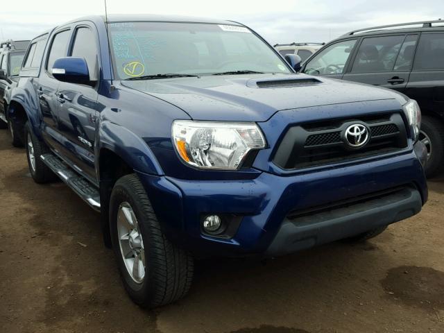 3TMLU4EN4FM194096 - 2015 TOYOTA TACOMA DOU BLUE photo 1