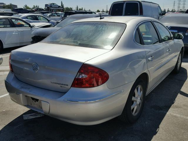 2G4WD582X81277896 - 2008 BUICK LACROSSE C SILVER photo 4