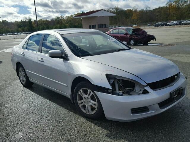 1HGCM56887A148849 - 2007 HONDA ACCORD SILVER photo 1