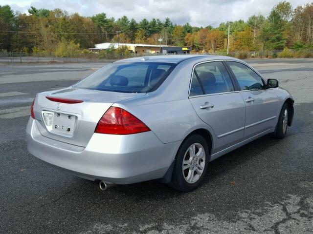 1HGCM56887A148849 - 2007 HONDA ACCORD SILVER photo 4