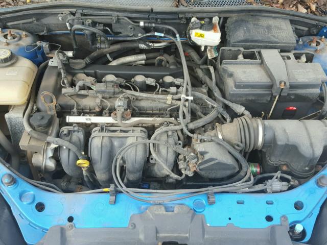 1FAFP34N27W280238 - 2007 FORD FOCUS ZX4 BLUE photo 7