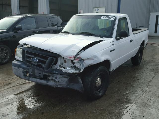 1FTYR10D15PA87892 - 2005 FORD RANGER WHITE photo 2