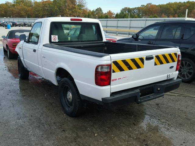 1FTYR10D15PA87892 - 2005 FORD RANGER WHITE photo 3