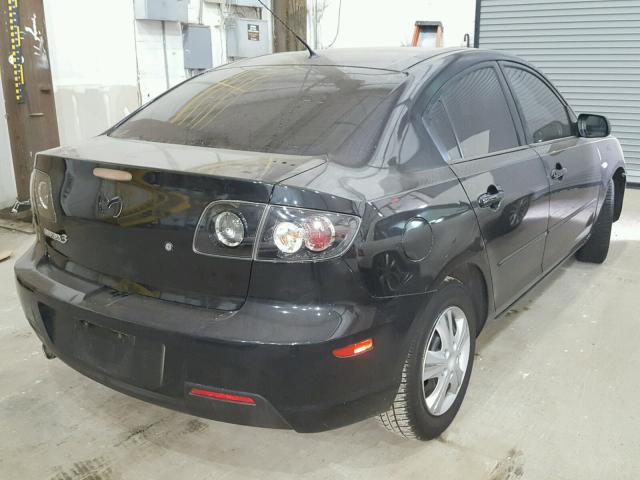 JM1BK32F181859013 - 2008 MAZDA 3 I BLACK photo 4