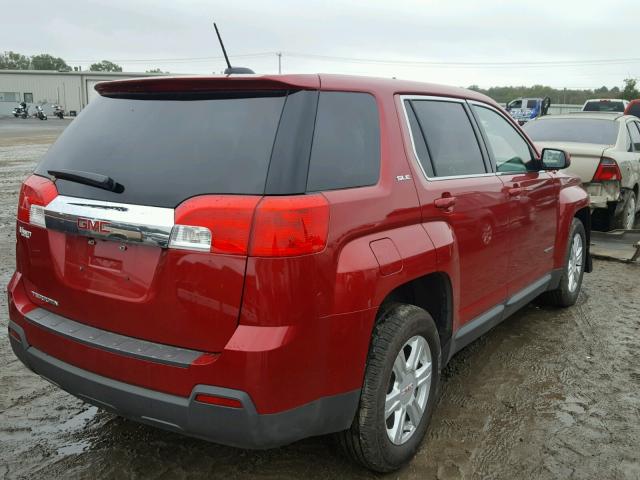 2GKALMEK5F6163194 - 2015 GMC TERRAIN SL RED photo 4