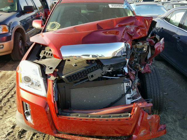 2GKALMEK5F6163194 - 2015 GMC TERRAIN SL RED photo 7