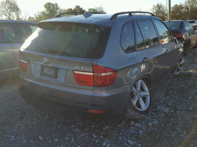 5UXFE43548L021422 - 2008 BMW X5 3.0I GRAY photo 4