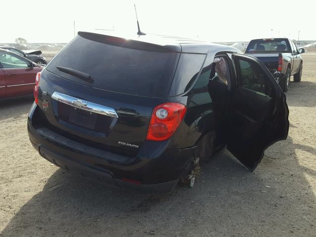 2GNALBEK6C6323361 - 2012 CHEVROLET EQUINOX LS BLACK photo 4