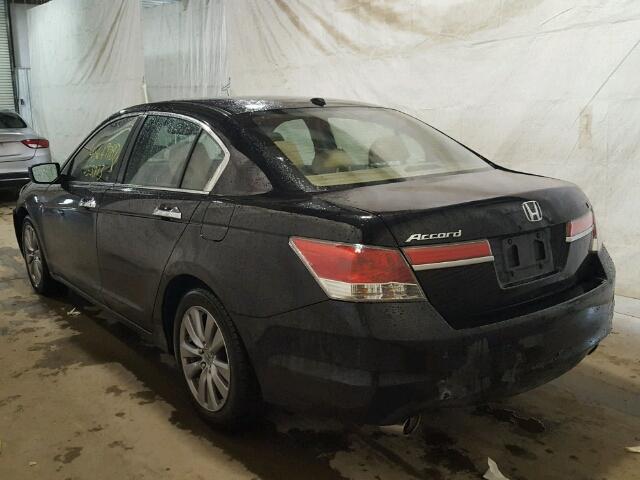 1HGCP3F82BA026086 - 2011 HONDA ACCORD EXL BLACK photo 3