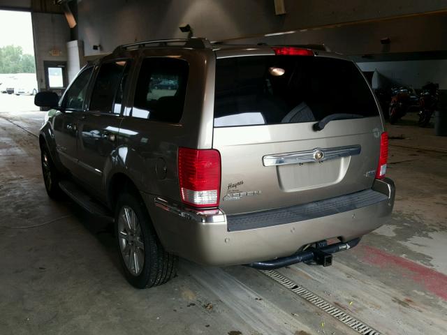 1A8HW58267F554437 - 2007 CHRYSLER ASPEN LIMI TAN photo 3