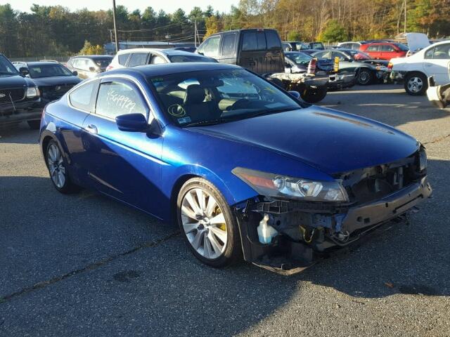 1HGCS21838A012979 - 2008 HONDA ACCORD BLUE photo 1