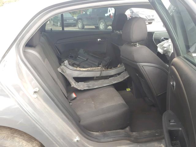 1G1ZH57B09F101305 - 2009 CHEVROLET MALIBU 1LT GRAY photo 6