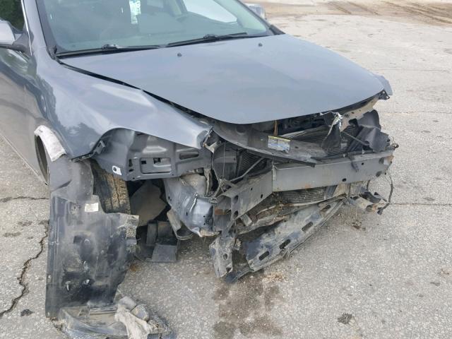 1G1ZH57B09F101305 - 2009 CHEVROLET MALIBU 1LT GRAY photo 9