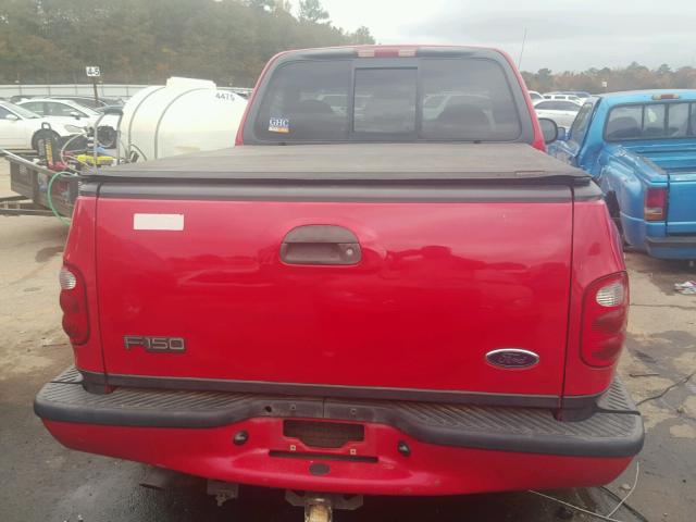 1FTRF07W3YKA62895 - 2000 FORD F150 RED photo 6