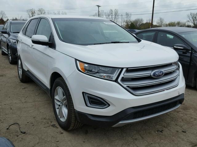 2FMPK4J95HBC15246 - 2017 FORD EDGE SEL WHITE photo 1