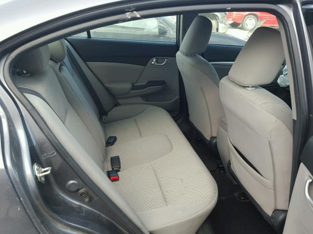 2HGFB2F89EH544482 - 2014 HONDA CIVIC EX GRAY photo 6