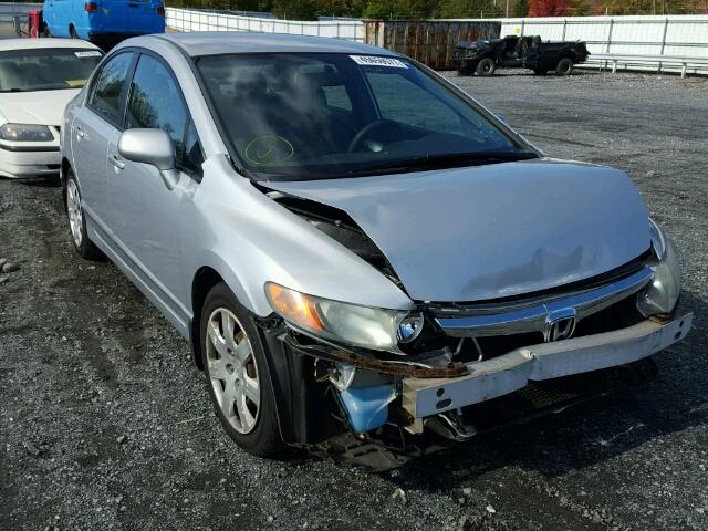 1HGFA16527L058900 - 2007 HONDA CIVIC LX SILVER photo 1