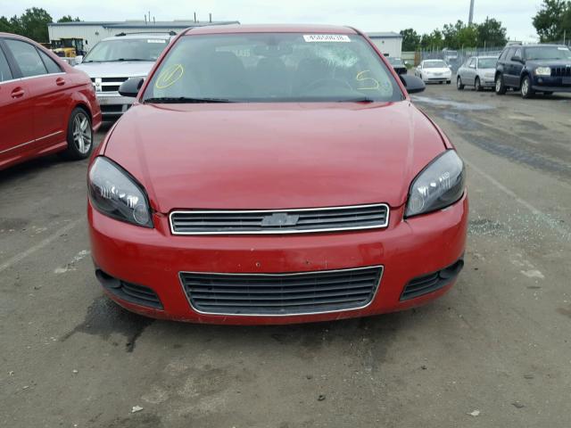 2G1WD58C889126207 - 2008 CHEVROLET IMPALA SUP RED photo 10