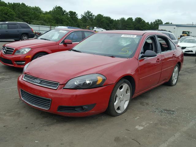 2G1WD58C889126207 - 2008 CHEVROLET IMPALA SUP RED photo 2