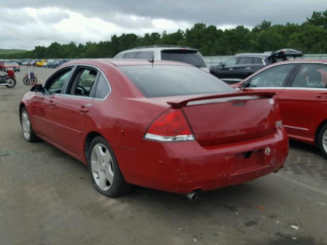 2G1WD58C889126207 - 2008 CHEVROLET IMPALA SUP RED photo 3