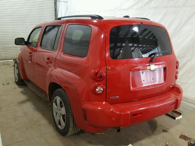 3GNDA13D78S573024 - 2008 CHEVROLET HHR LS RED photo 3