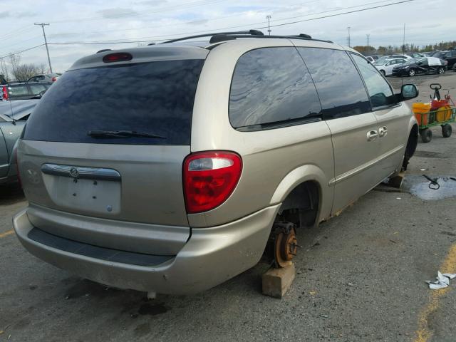 2C8GP44302R676591 - 2002 CHRYSLER TOWN & COU TAN photo 4