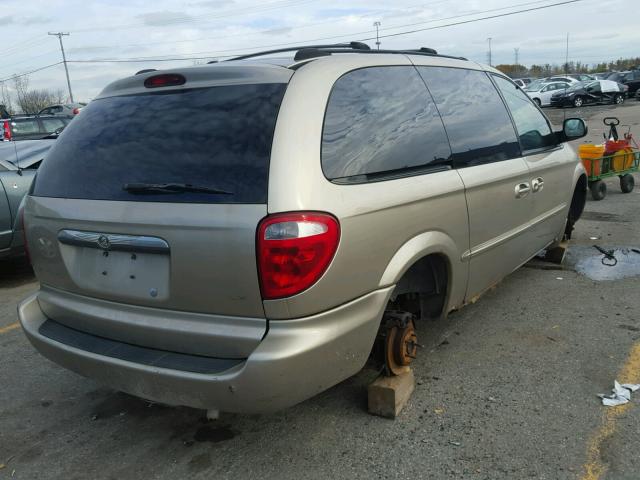 2C8GP44302R676591 - 2002 CHRYSLER TOWN & COU TAN photo 4