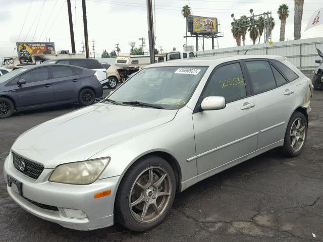 JTHED192820040848 - 2002 LEXUS IS 300 SPO SILVER photo 2