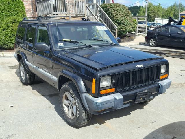 1J4FF48S91L547168 - 2001 JEEP CHEROKEE S BLACK photo 1