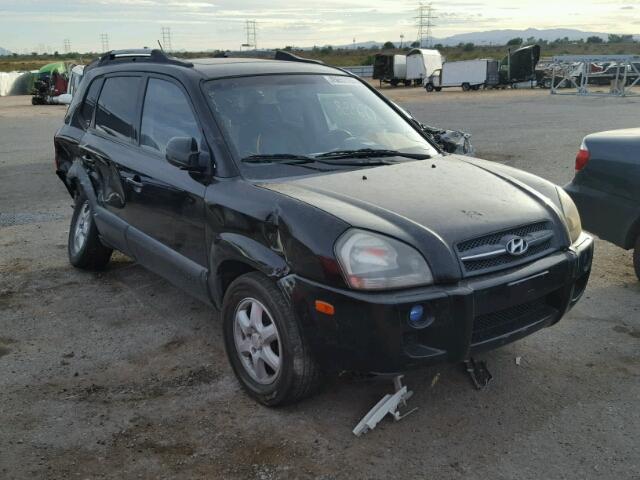 KM8JN72DX5U127462 - 2005 HYUNDAI TUCSON GLS BLACK photo 1