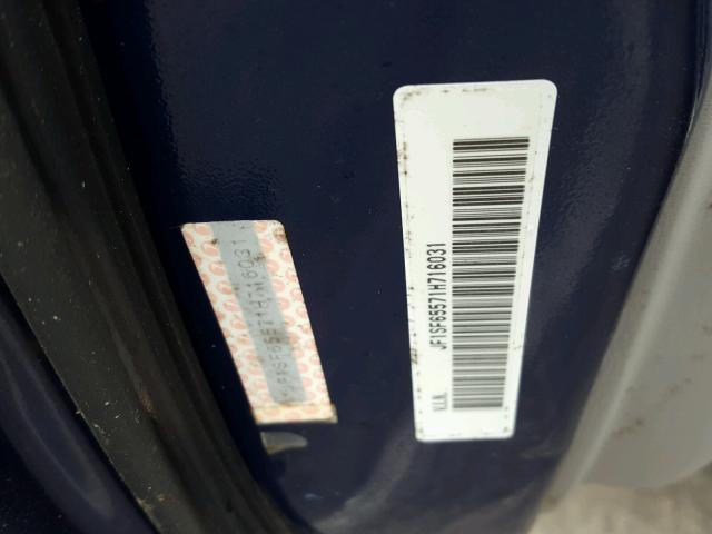 JF1SF65571H716031 - 2001 SUBARU FORESTER S 蓝色 照片 10