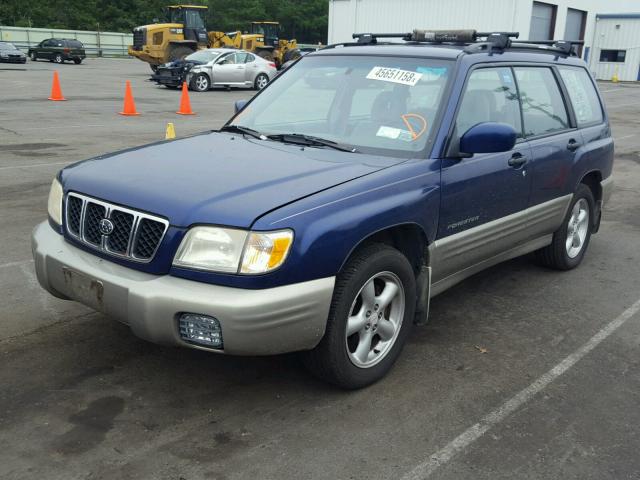 JF1SF65571H716031 - 2001 SUBARU FORESTER S 蓝色 照片 2