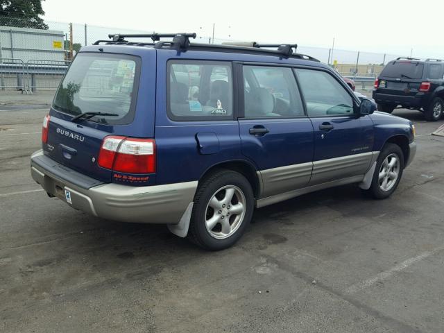 JF1SF65571H716031 - 2001 SUBARU FORESTER S 蓝色 照片 4
