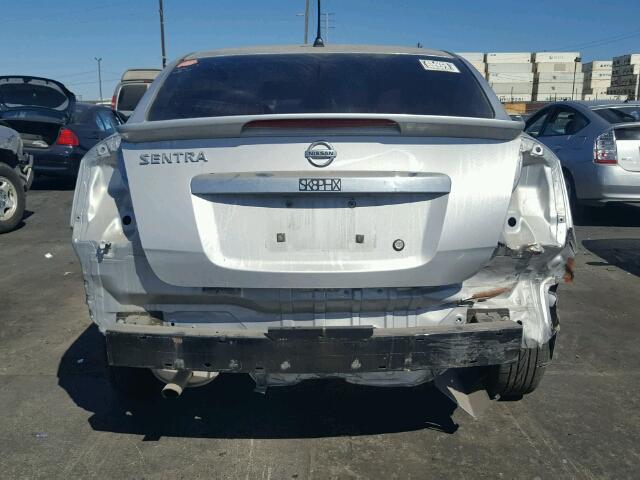 3N1AB6AP8BL696936 - 2011 NISSAN SENTRA 2.0 SILVER photo 9