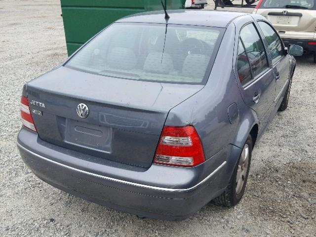 3VWSK69M14M114617 - 2004 VOLKSWAGEN JETTA GLS GRAY photo 4