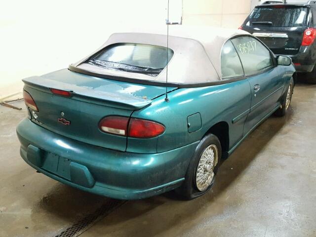 4G1JF32T7XB905112 - 1999 CHEVROLET CAVALIER GREEN photo 4