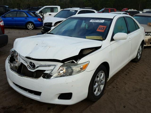 4T4BF3EK9BR218938 - 2011 TOYOTA CAMRY BASE WHITE photo 2