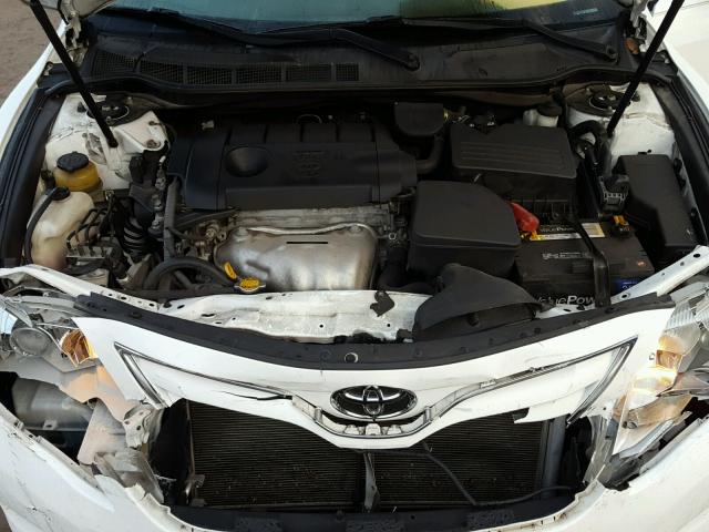 4T4BF3EK9BR218938 - 2011 TOYOTA CAMRY BASE WHITE photo 7