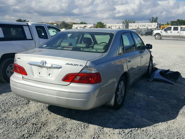 4T1BF28B73U317677 - 2003 TOYOTA AVALON XL GRAY photo 4